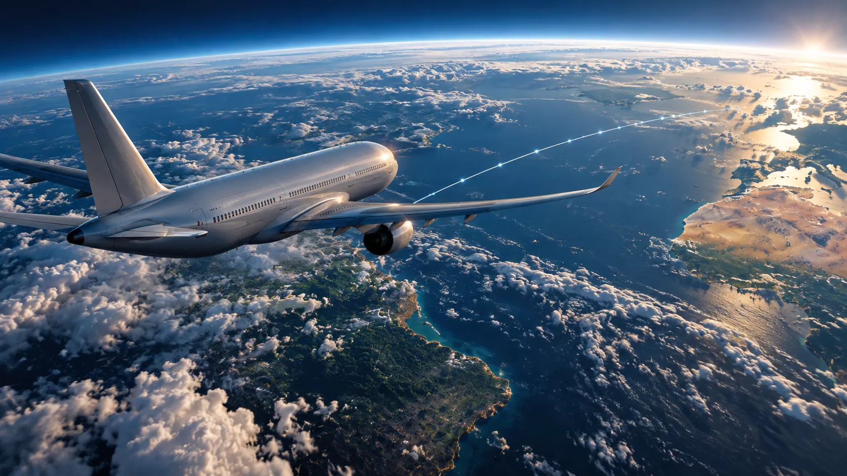 Por que os aviões não voam em linha reta? art 17