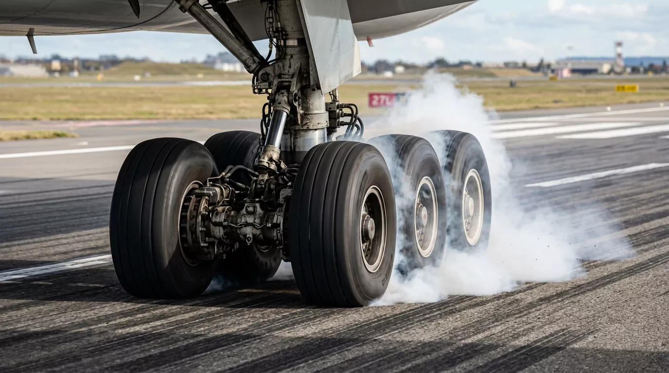 Por que os pneus dos aviões não explodem na aterrissagem? art 19